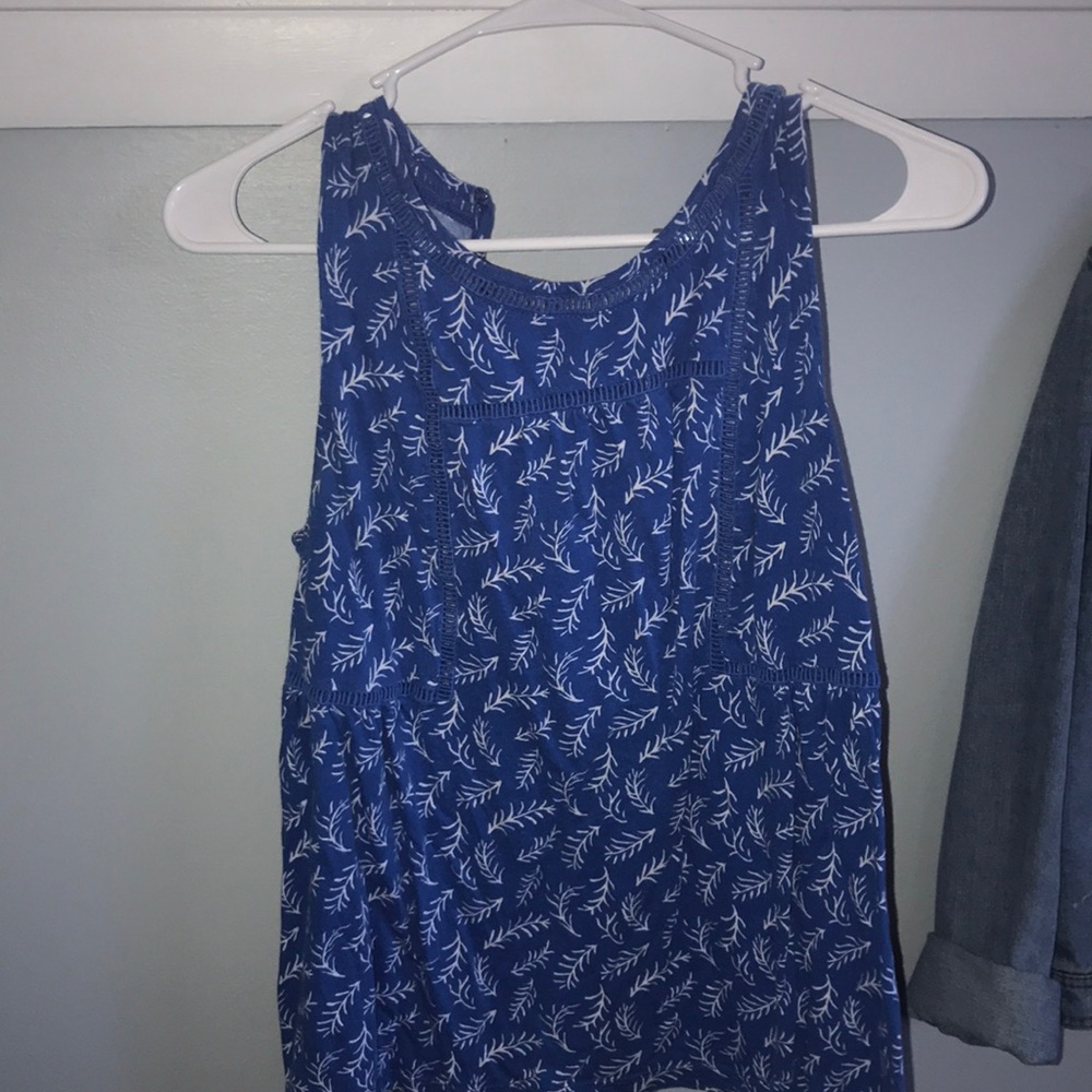 Blue tank top